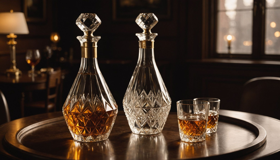Un regalo classico e raffinato: caraffa di cristallo per lui